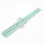 10" Light Blue Taper Candle Set of 6 Candles Party Supplies for Wedding Sweet 16 Birthday